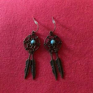 Dream catcher earrings